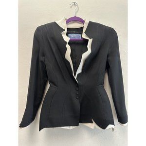 Rare Vintage Thierry Mugler Iconic Cut Out 80's Suit size 40